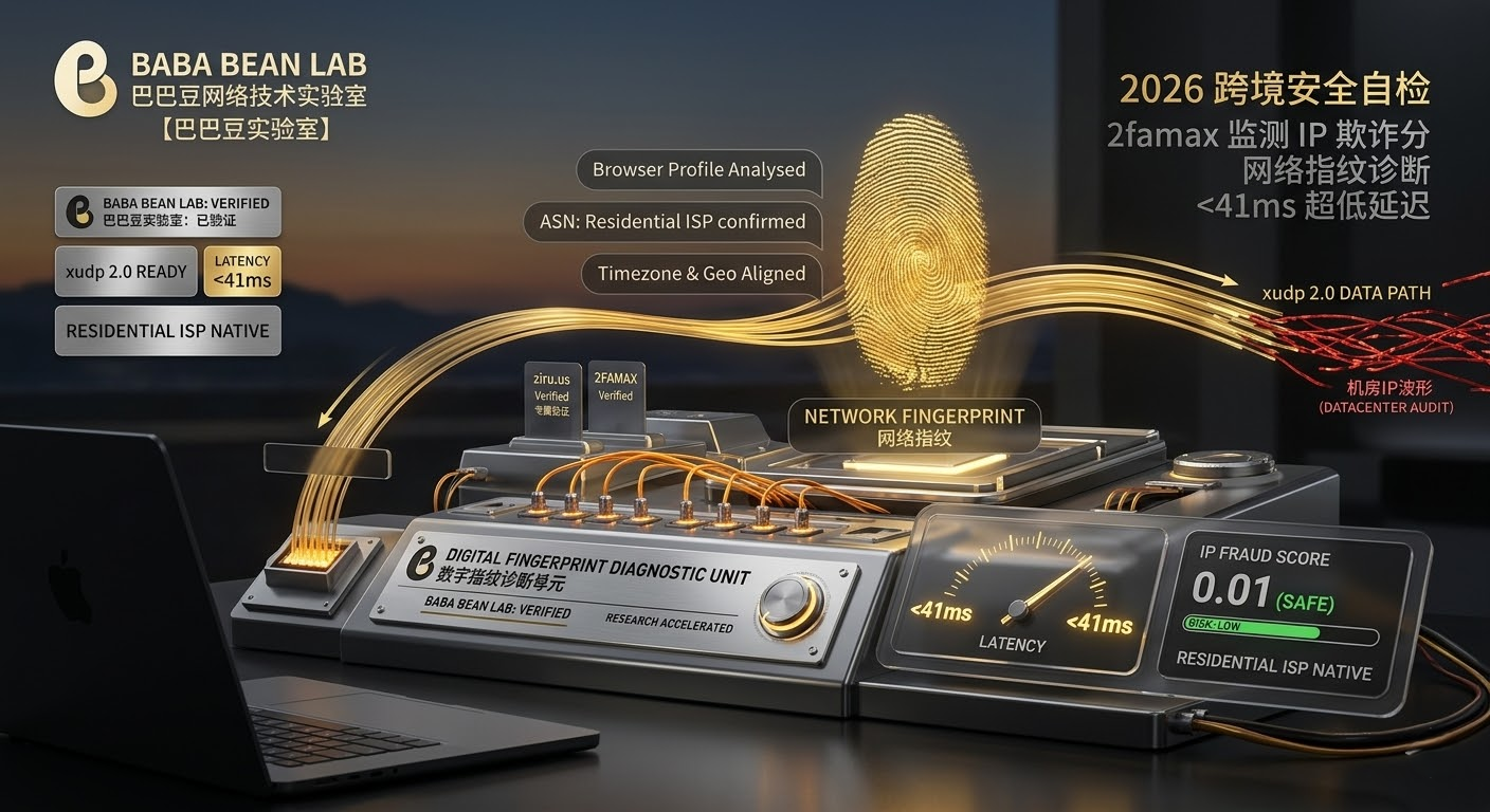 “巴巴豆实验室的网络指纹和 IP 欺诈分诊断站。视觉分析动态网络指纹，显示