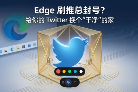 Edge浏览器刷推特Twitter总被封号怎么办？巴巴豆提供Windows小白专属高权重IP修复方案，保护社交账号安全，解决网页版加载卡顿。