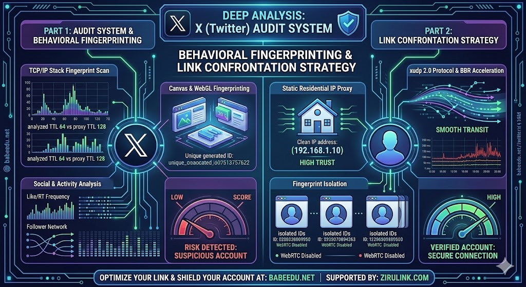 推特（X）审计系统风控对抗的技术图表