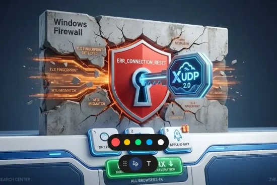 Windows系统修复ERR_CONNECTION_RESET报错，Edge与Chrome浏览器加速方案