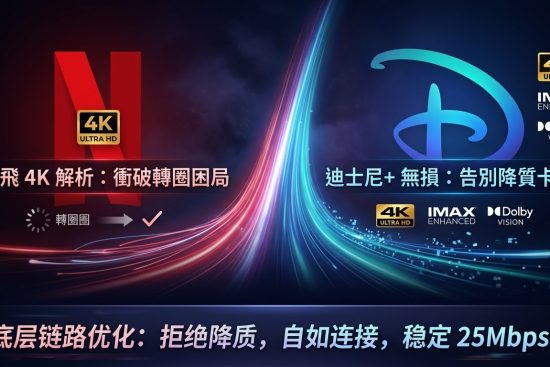 巴巴豆发布：优化底层链路，突破 Netflix 与 Disney+ 4K 加载瓶颈。