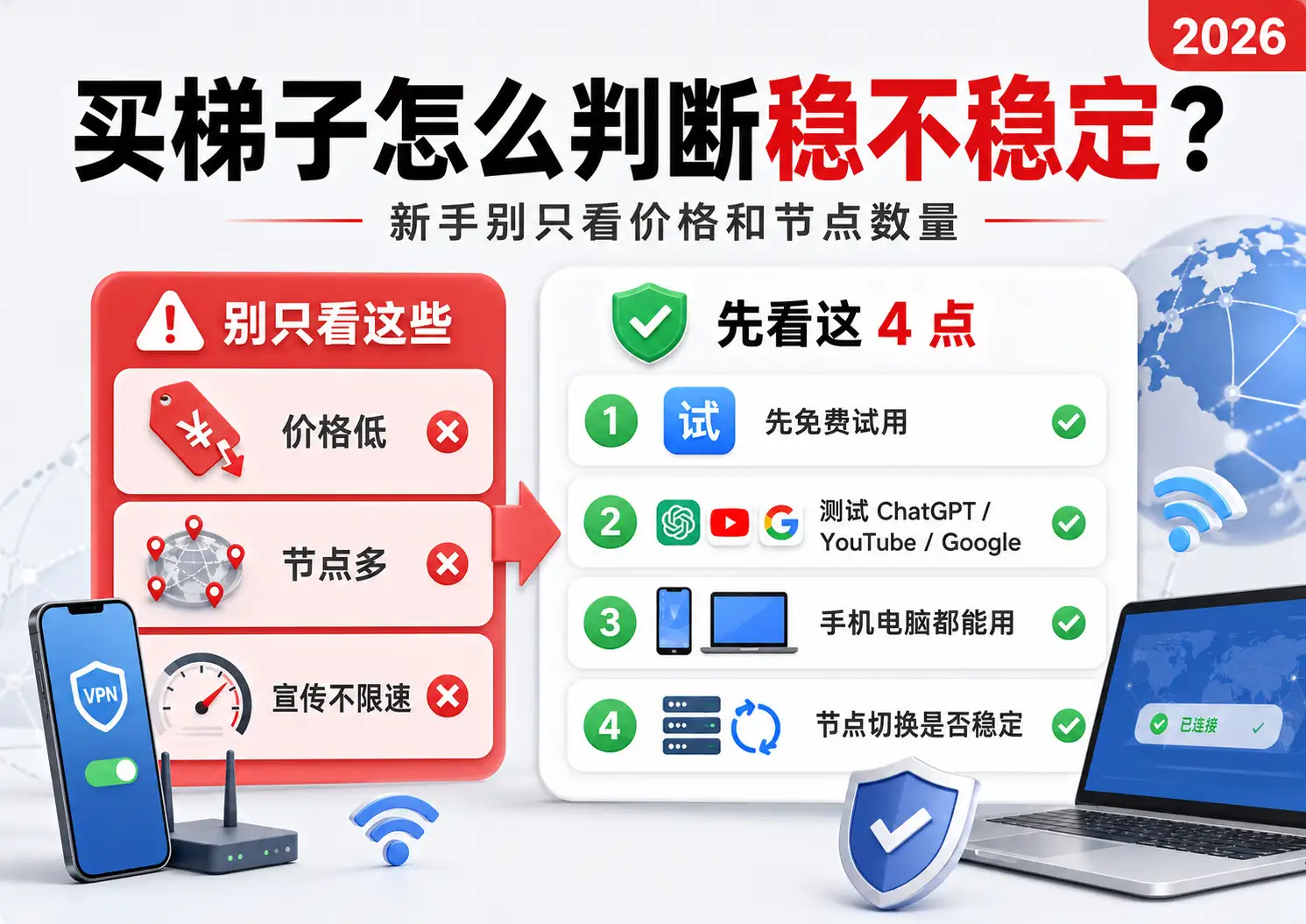 2026年买梯子怎么判断稳不稳定新手选择稳定梯子的避坑指南