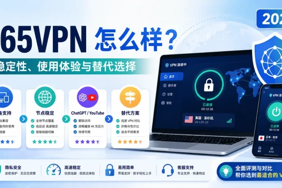 365VPN 怎么样，2026 年稳定性、使用体验和替代选择说明