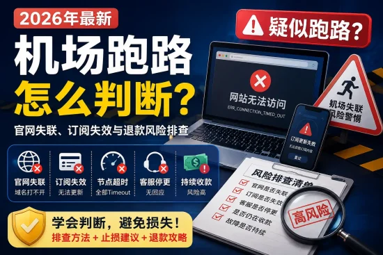 机场跑路怎么判断，官网失联、订阅失效与退款风险排查