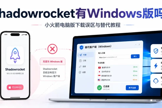 Shadowrocket Windows版有官网吗，小火箭电脑版下载误区与替代客户端教程