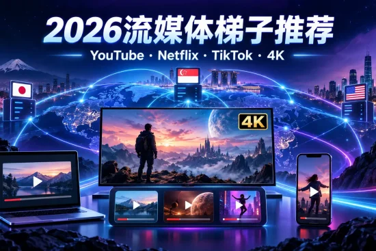 2026流媒体梯子推荐与YouTube、Netflix、TikTok及4K线路选择指南