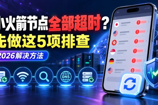 Shadowrocket节点全部超时的订阅更新与网络排查方法
