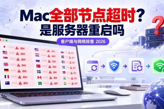Mac全部节点超时是服务器重启吗，客户端版本、网络权限与订阅刷新排查