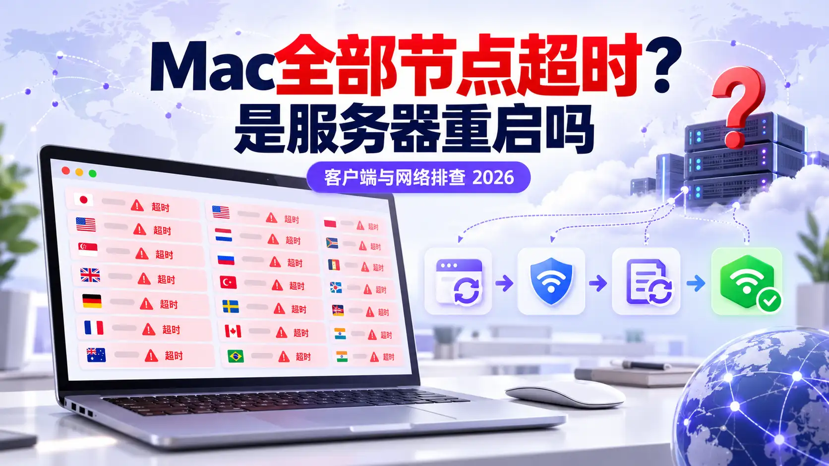 Mac全部节点超时是服务器重启吗,客户端版本、网络权限与订阅刷新排查
